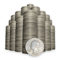 Product Image for 90% American Silver Coins ($100 FV, Bag) Washington Quarters