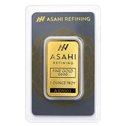 Product Image for 1 oz Gold Bar – Asahi (with Assay)