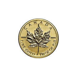 Product Image for 1/10 oz Canadian Gold Maple Leaf Coin (Random Year)