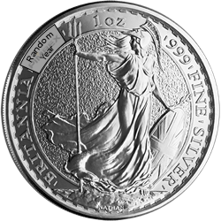 Product Image for 1 oz British Silver Britannia Coin (Random Year)
