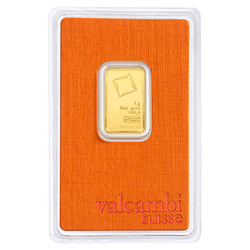 Product Image for 5 Gram Gold Bar - Valcambi (with Assay)