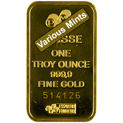 Product Image for 1 oz Gold Bar - Various Mints