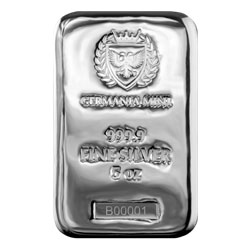 Product Image for 5 oz Silver Bar – Germania Mint