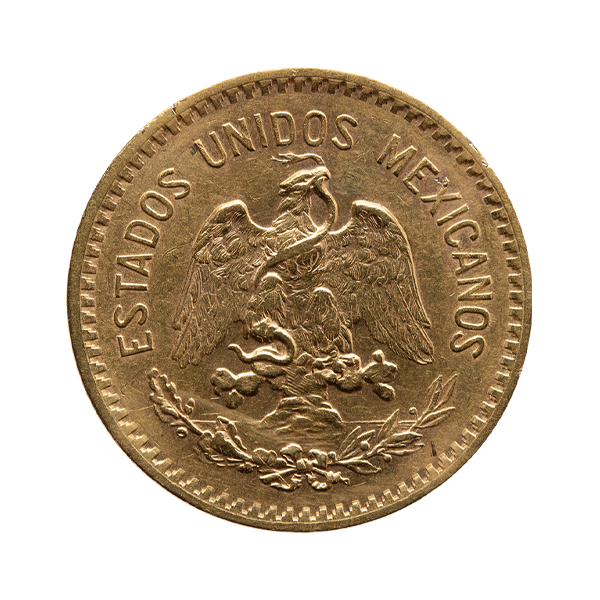 Back 10 Pesos Mexican Gold Coin (Random Year)