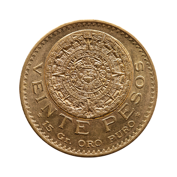 Front 20 Pesos Mexican Gold Coin (Random Year)
