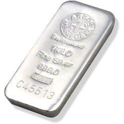 Product Image for 1 Kilo Silver Bar - Argor Heraeus