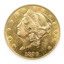 Product Image for $20 Liberty Gold Double Eagle Coin BU (Random Year)
